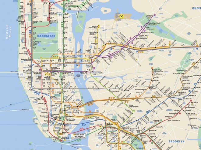 NYC Subway map