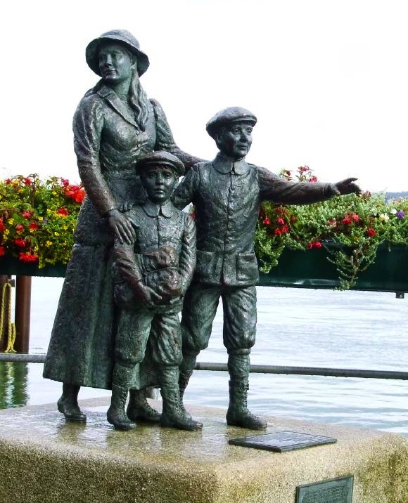 Annie Moore, the first immigrant to New York Annie Moore statue, County Cork, Ireland