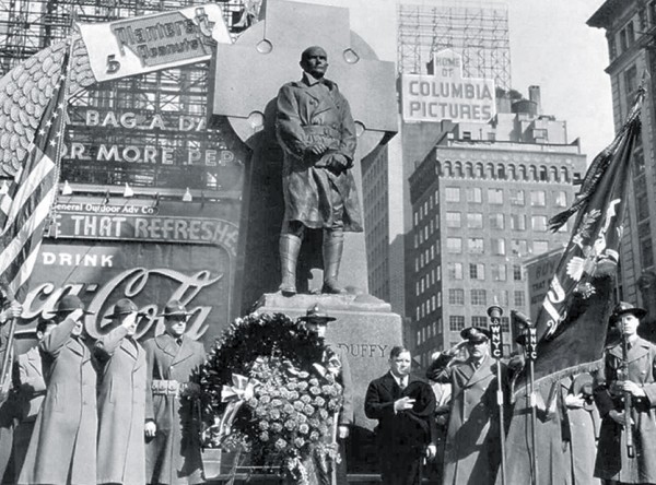 Dedication of Duffy Square