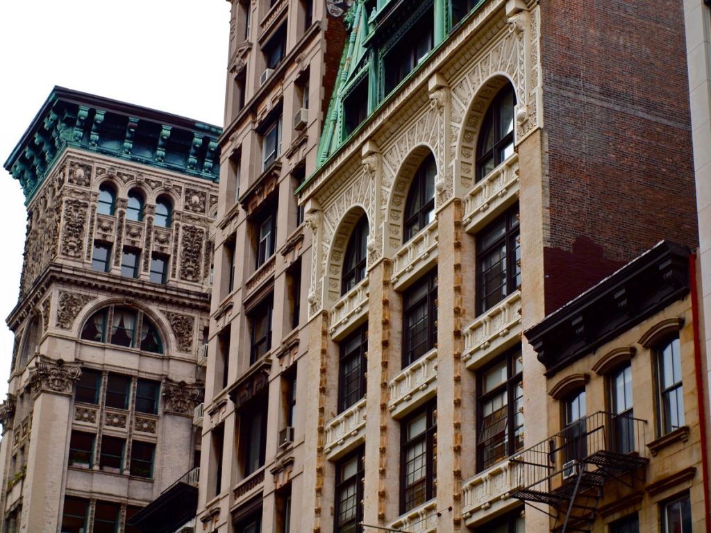 Architecture in SoHo, New York City. 