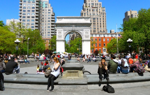 The Greenwich Village's Washington Square Park