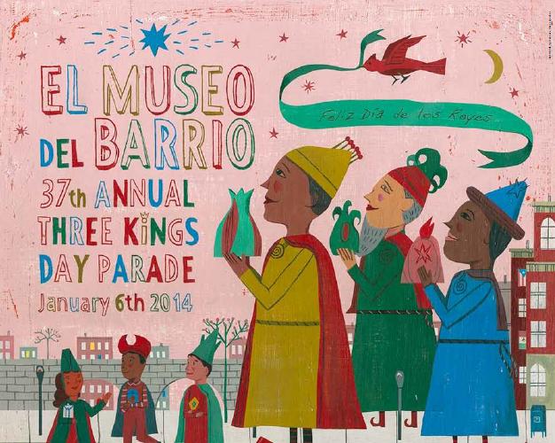 a past promotional poster of "el museo de barrio" / new york city