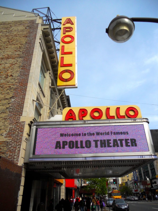 The Apollo Theater marquee