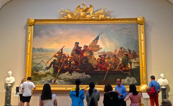 Washington Crossing the Delaware at Met Museum