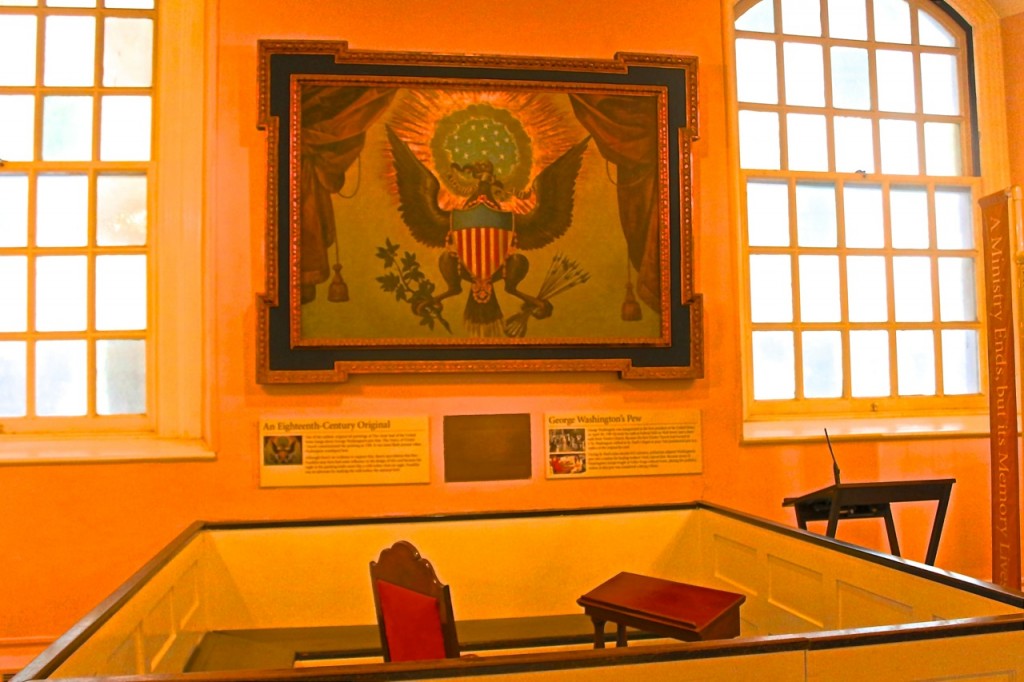 George Washington New York Washington's Pew, St. Paul's Chapel, NYC