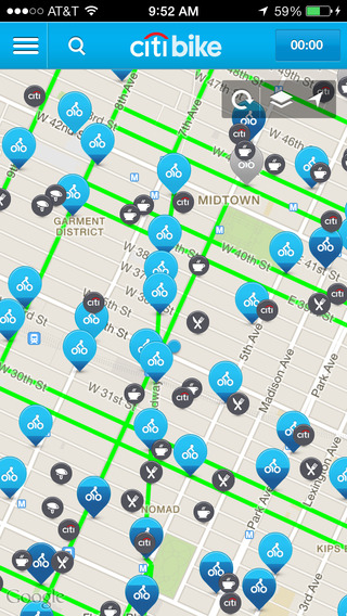 Citibike app