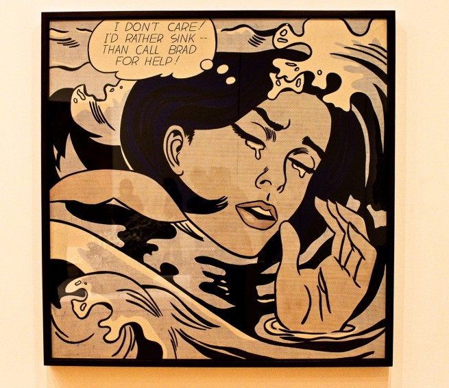 Lichtenstein, Drowning Girl, MoMa