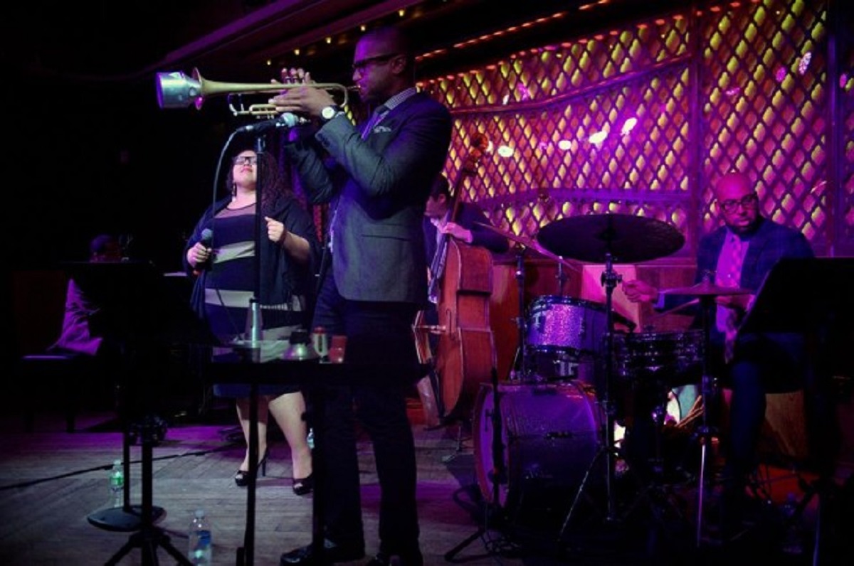 Jazz band on stage