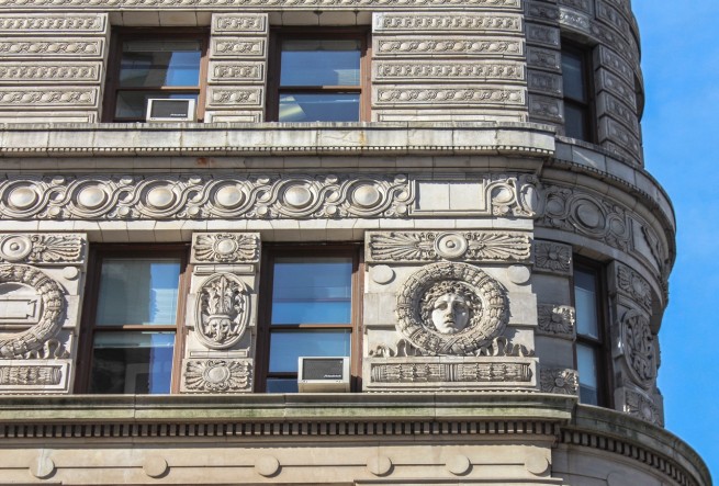 Ornament on the Flatiron Building, NYC