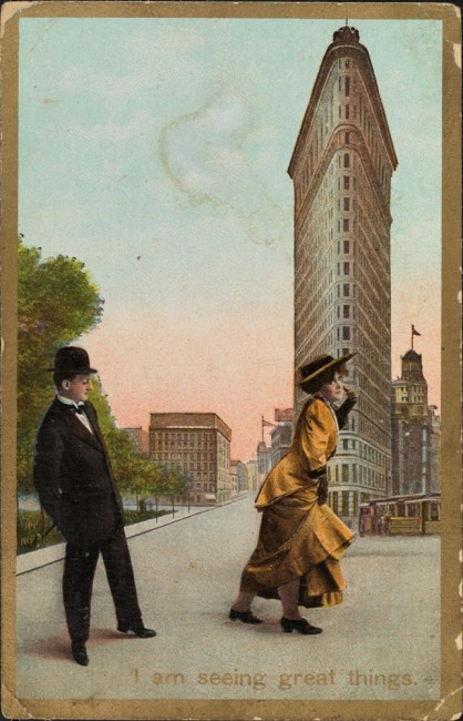 Flatiron Building vintage postcard