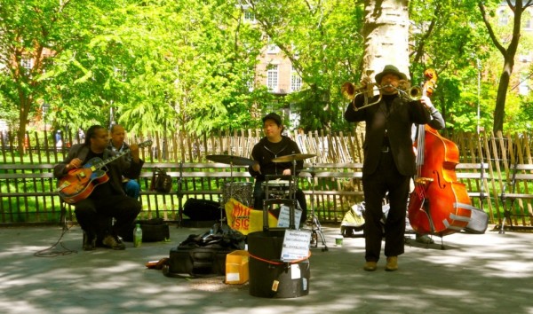 west village stroll - a jazz quartet