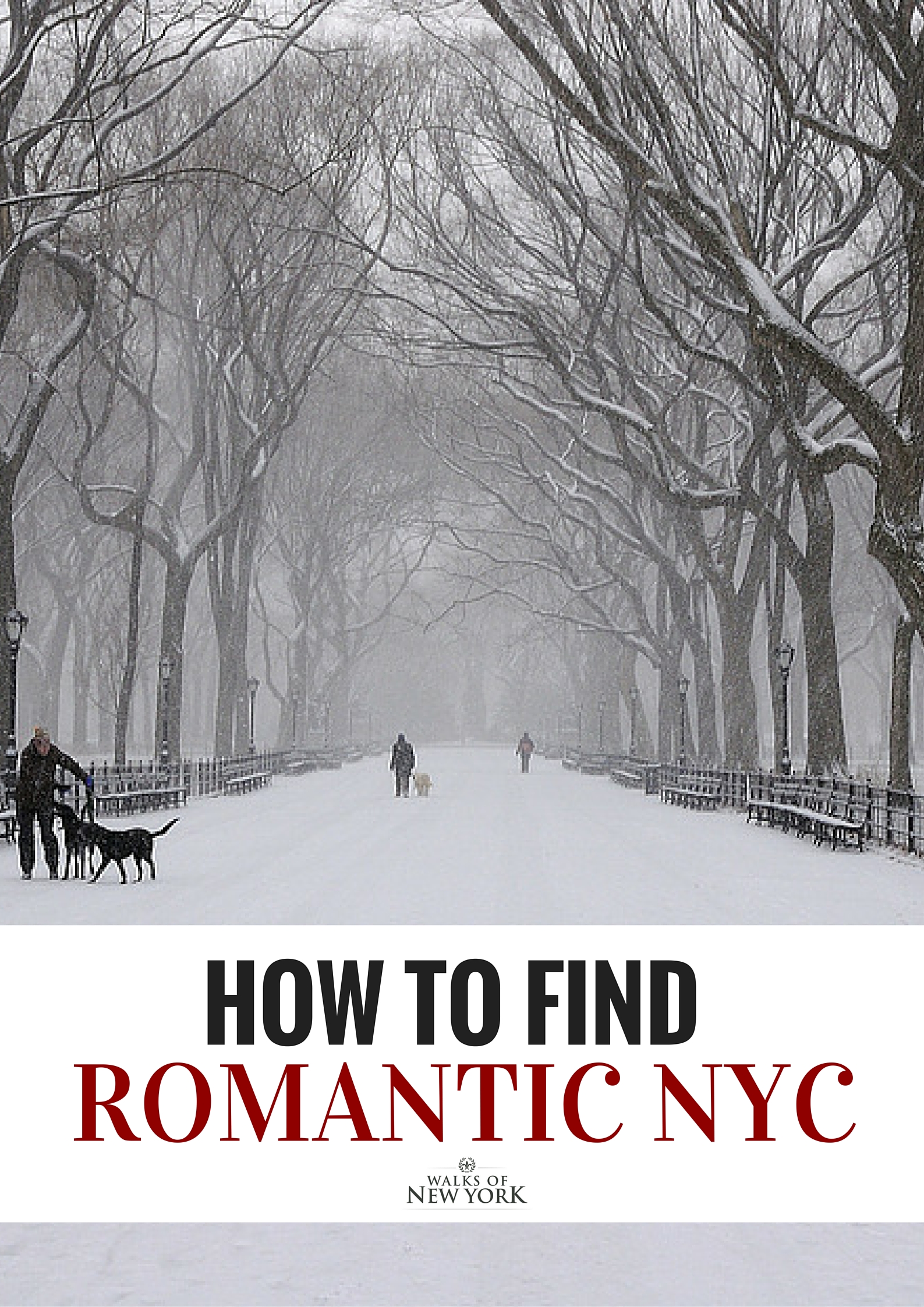 Walking through central park on a snowy day is one of the most romantic things to do in New York. Find out other great romantic options in our blog. Photo courtesy of Ralph Hockens Via Flickr.