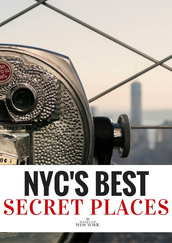 Secret places are hiding all over NYC. Read the entire list of the best secret places in NYC on the Walks of Italy blog.