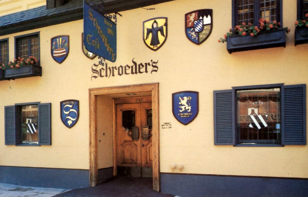 Schroeder's Restaurant, San Francisco, one of the oldest San Francisco restaurants