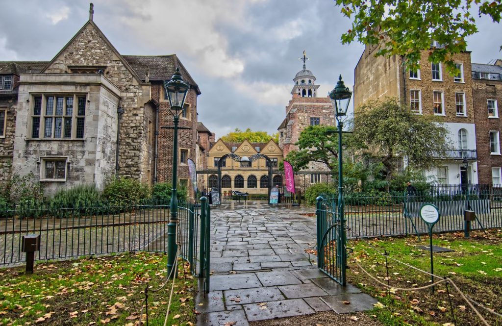 A view of the London Charterhouse