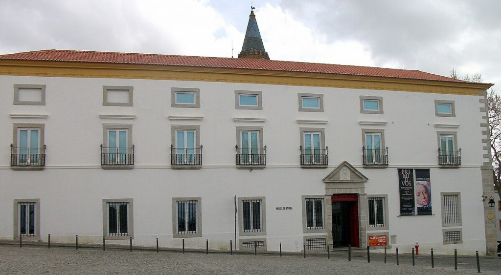 facade of a white building