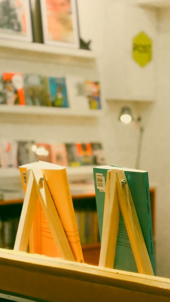 books on display