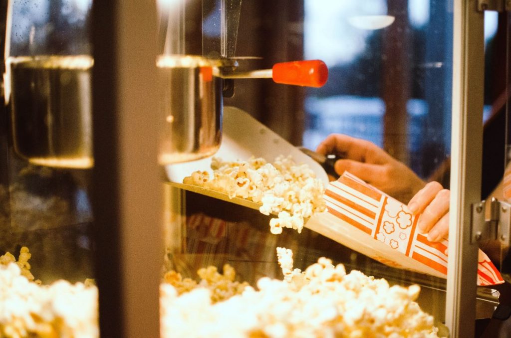 Popcorn at the cinema