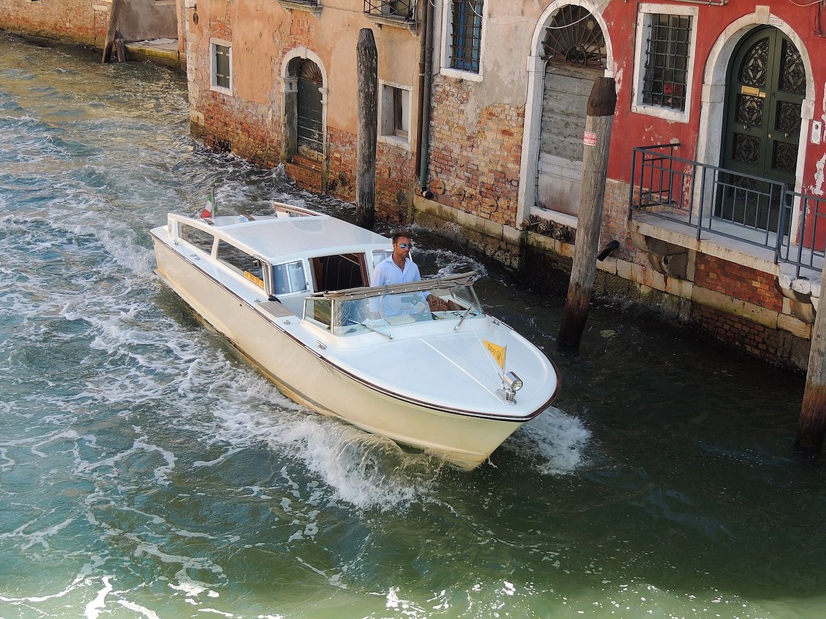 Water taxis are the most efficient way to get from A to B