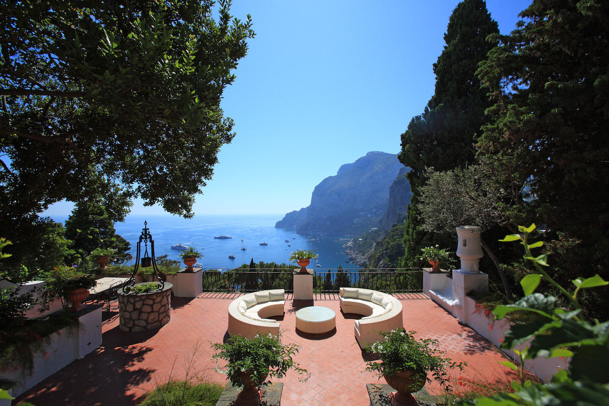 Terrace with views of Capri