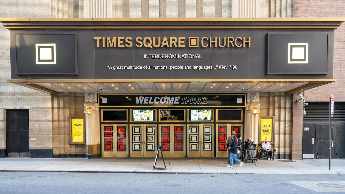 Gospel concerts in Times Square