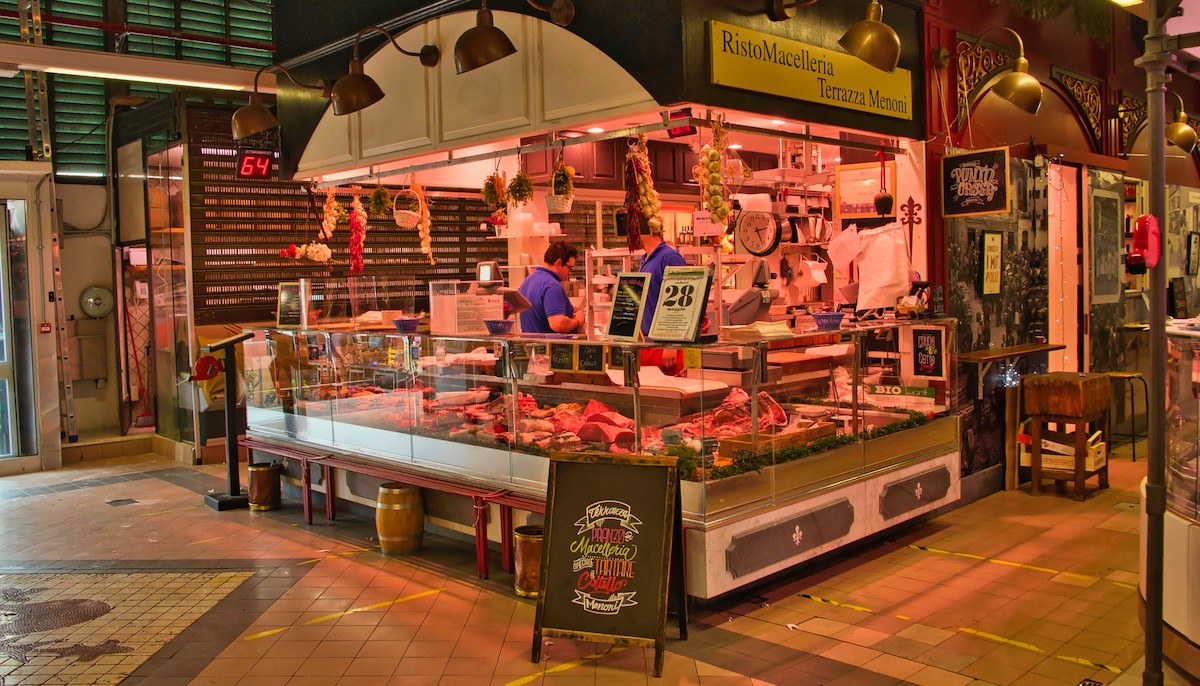 Luca Menoni in Sant'Ambrogio market