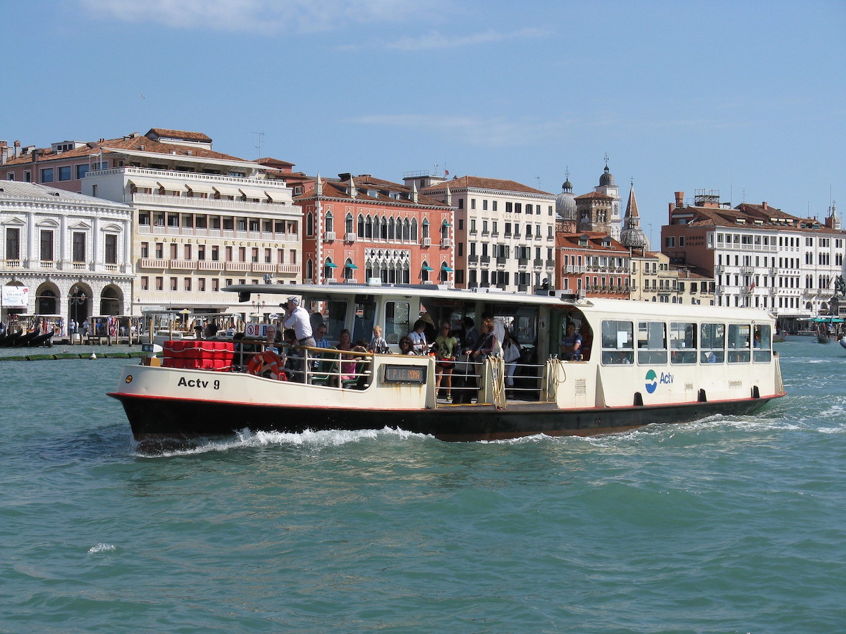 Vaporetti's are Venice public transport 