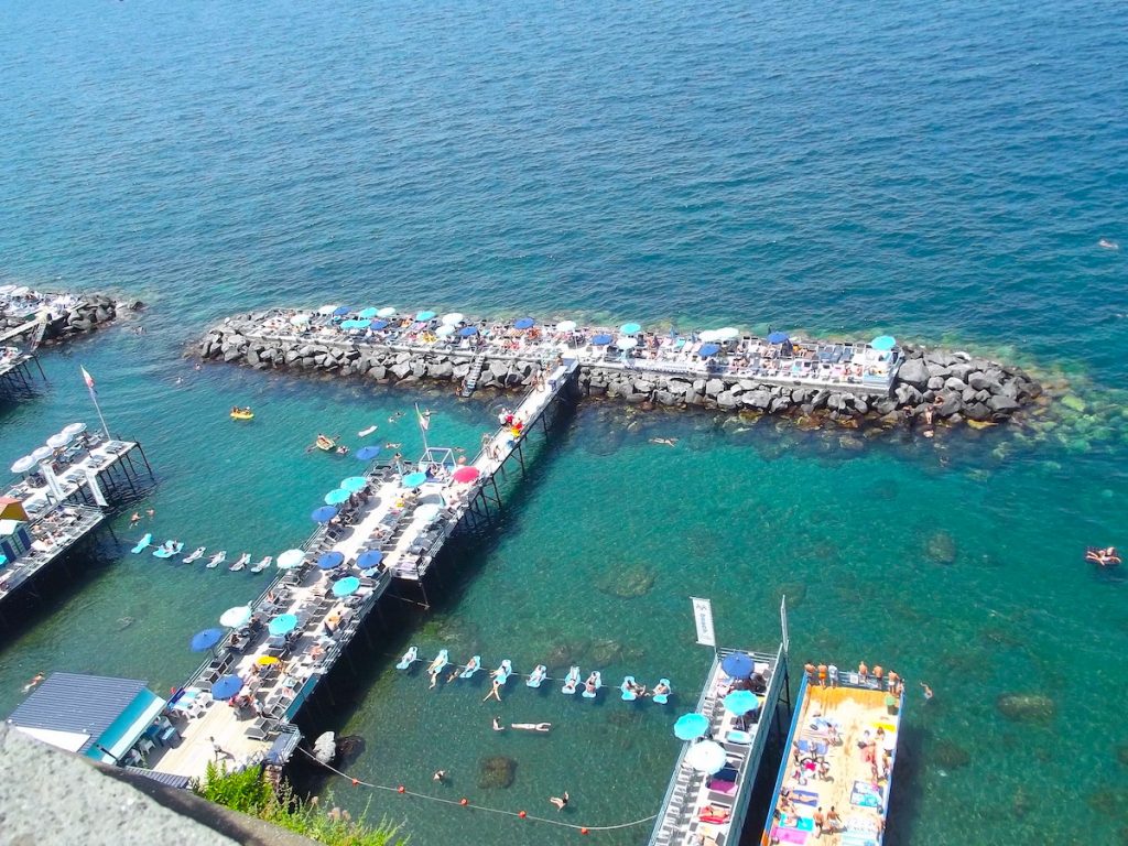 people swimming in ocean