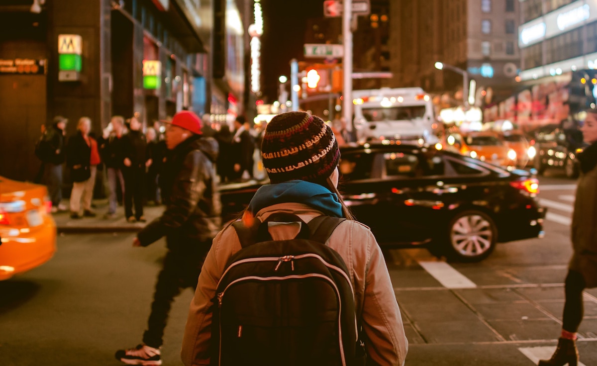 Walking around NYC in the night