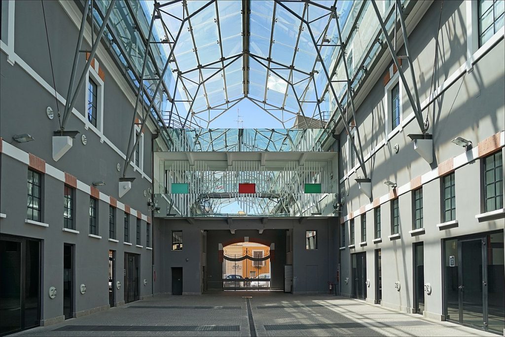 inside Museum of Contemporary Art of Rome