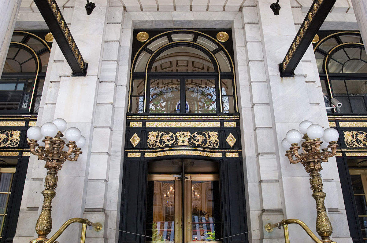 The Plaza Hotel entrance in New York City