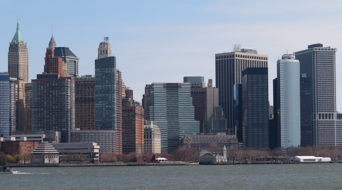 Manhattan's financial district