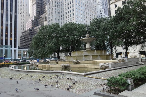 Pulitzer Fountain where Fitzgerald danced and partied.