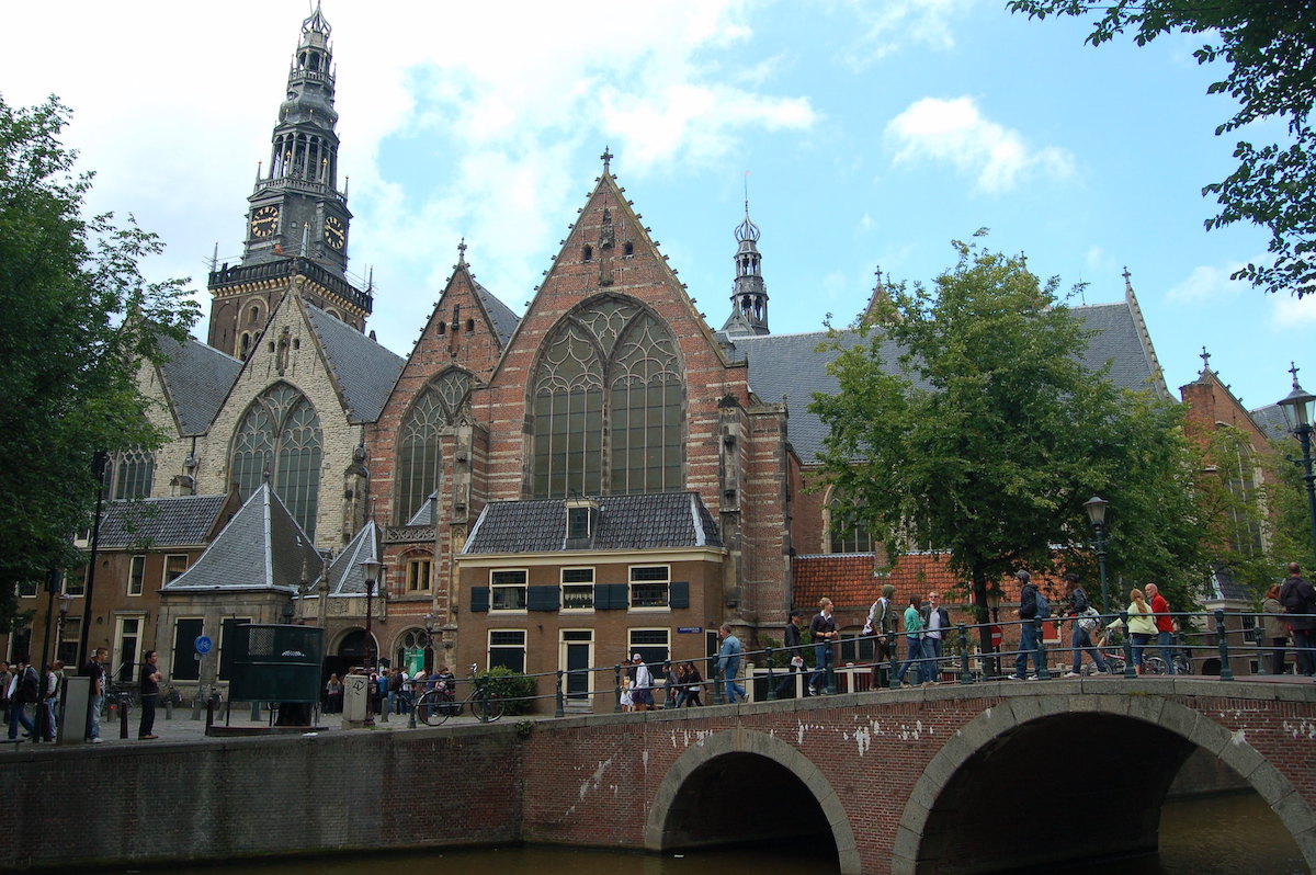 De Oude Kerk is the oldest building in Amsterdam