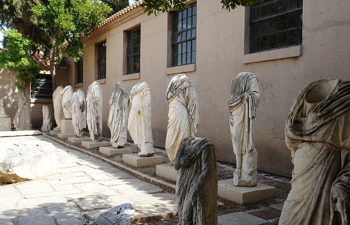 Statues in Corinth