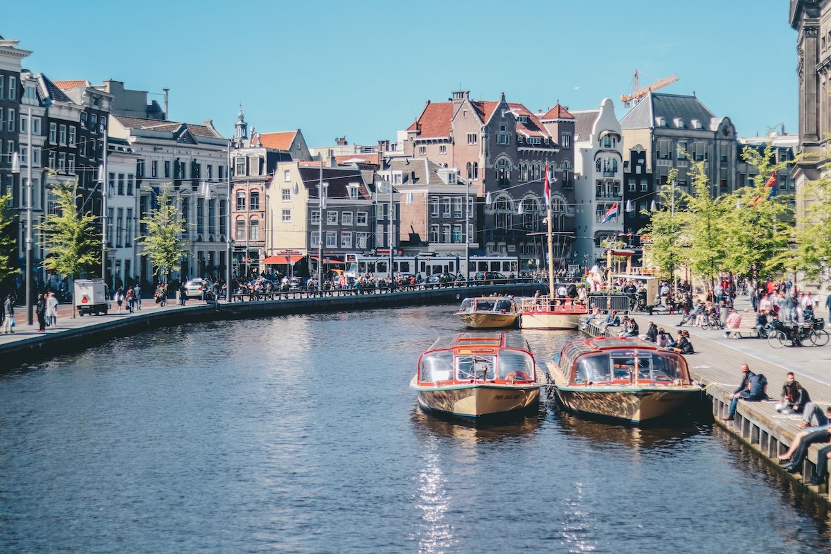 Boat and brunch in Amsterdam