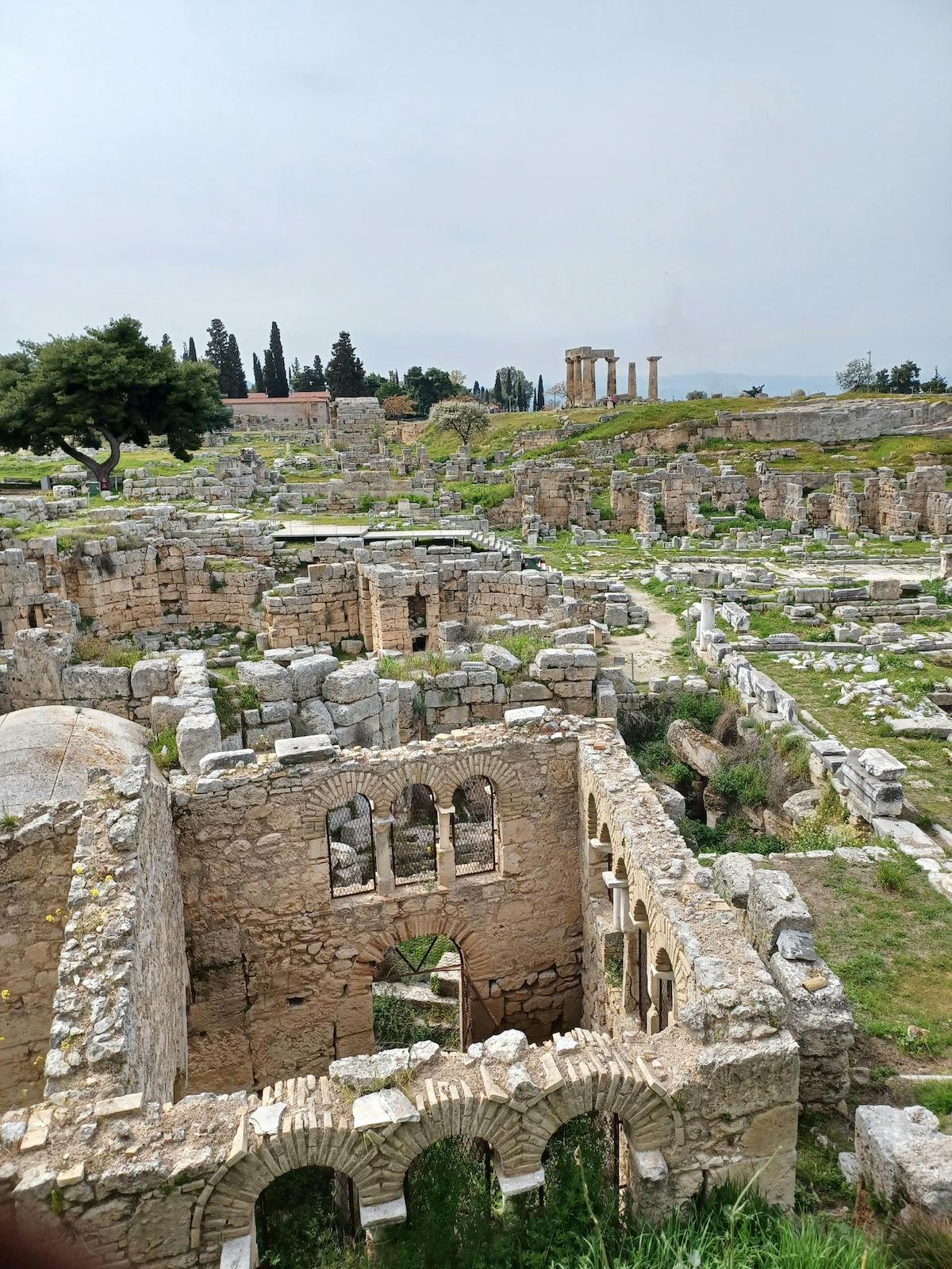 Ruins of Ancient Corinth in Greece