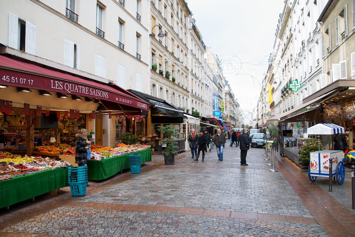 One of the best restaurants near Eiffel tower in Rue Cler