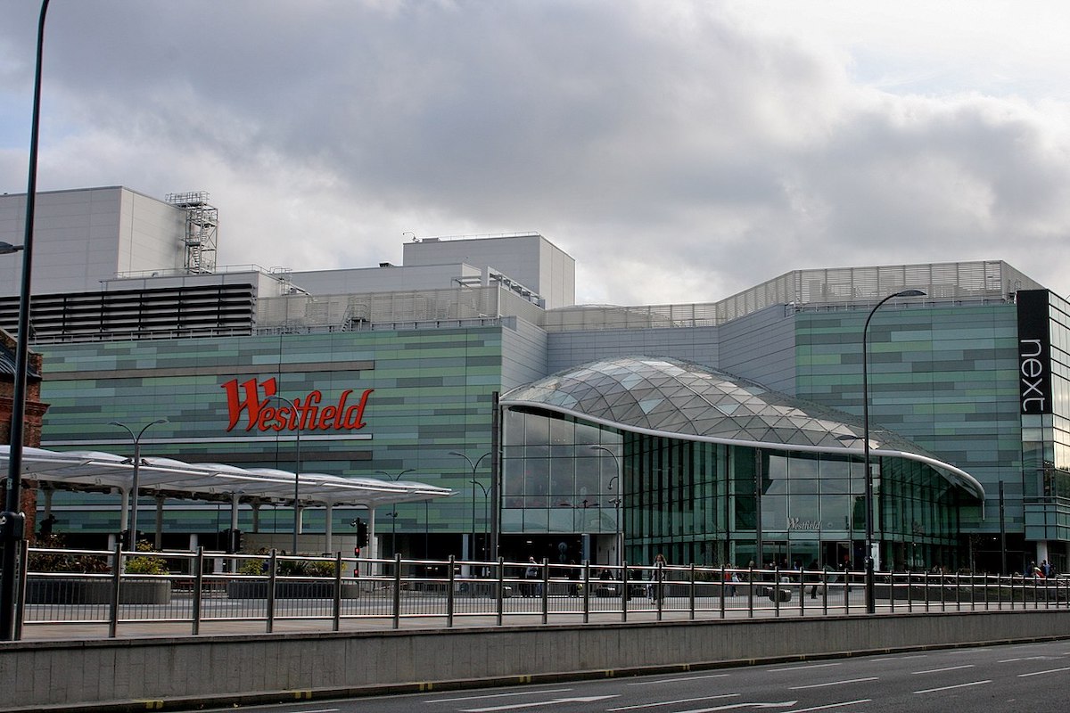 Westfield Shopping center in London