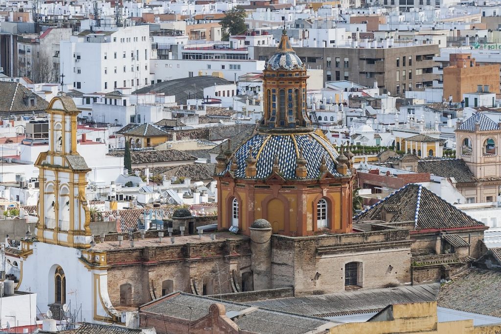 seville as seen from above