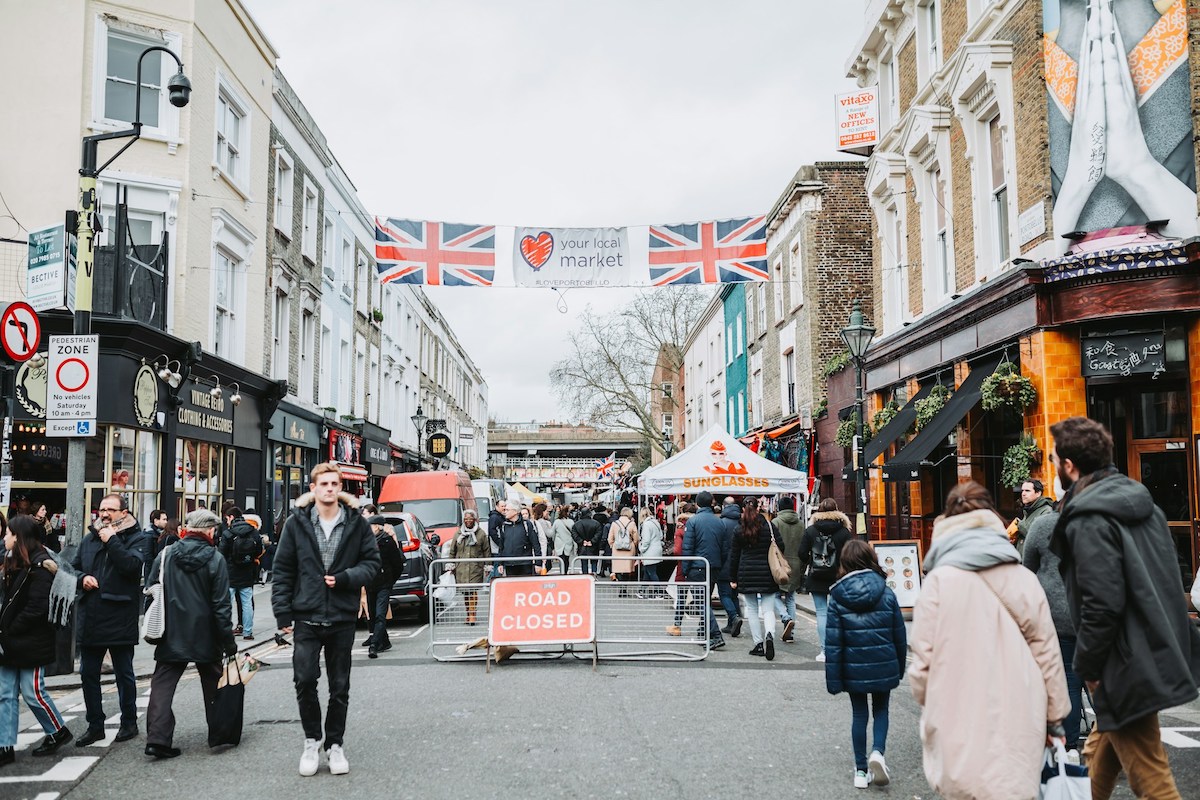Cool Places in London: Portobello Market