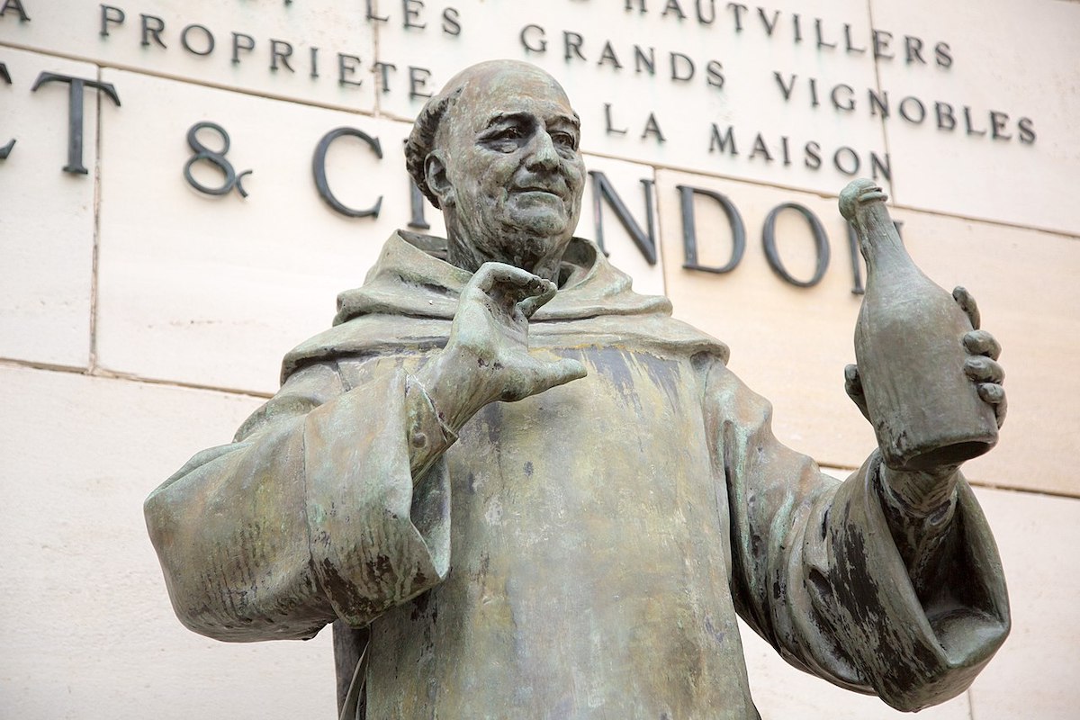 Dom Perignon Sculpture in France